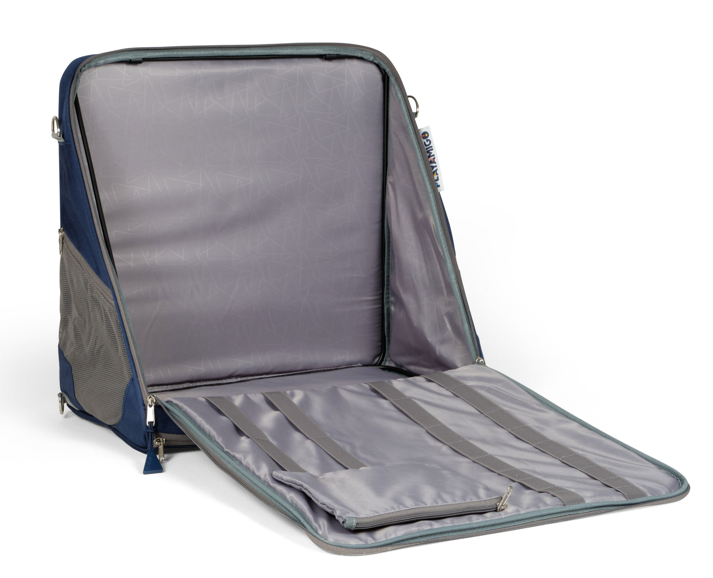 Marina colored Playamigo with front panel open to show cargo space