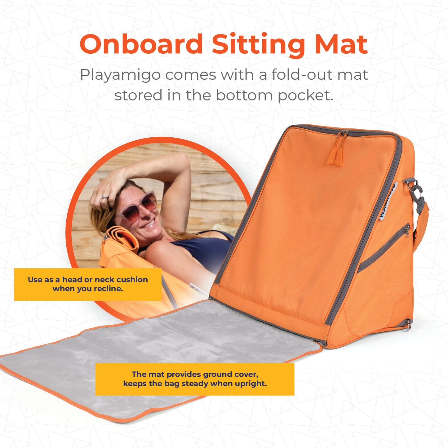 Playamigo - Portable Lounger with Storage