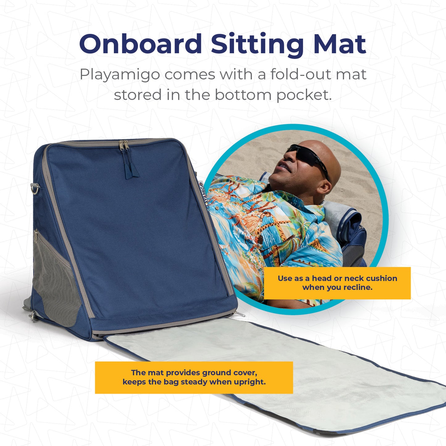 Playamigo - Portable Lounger with Storage